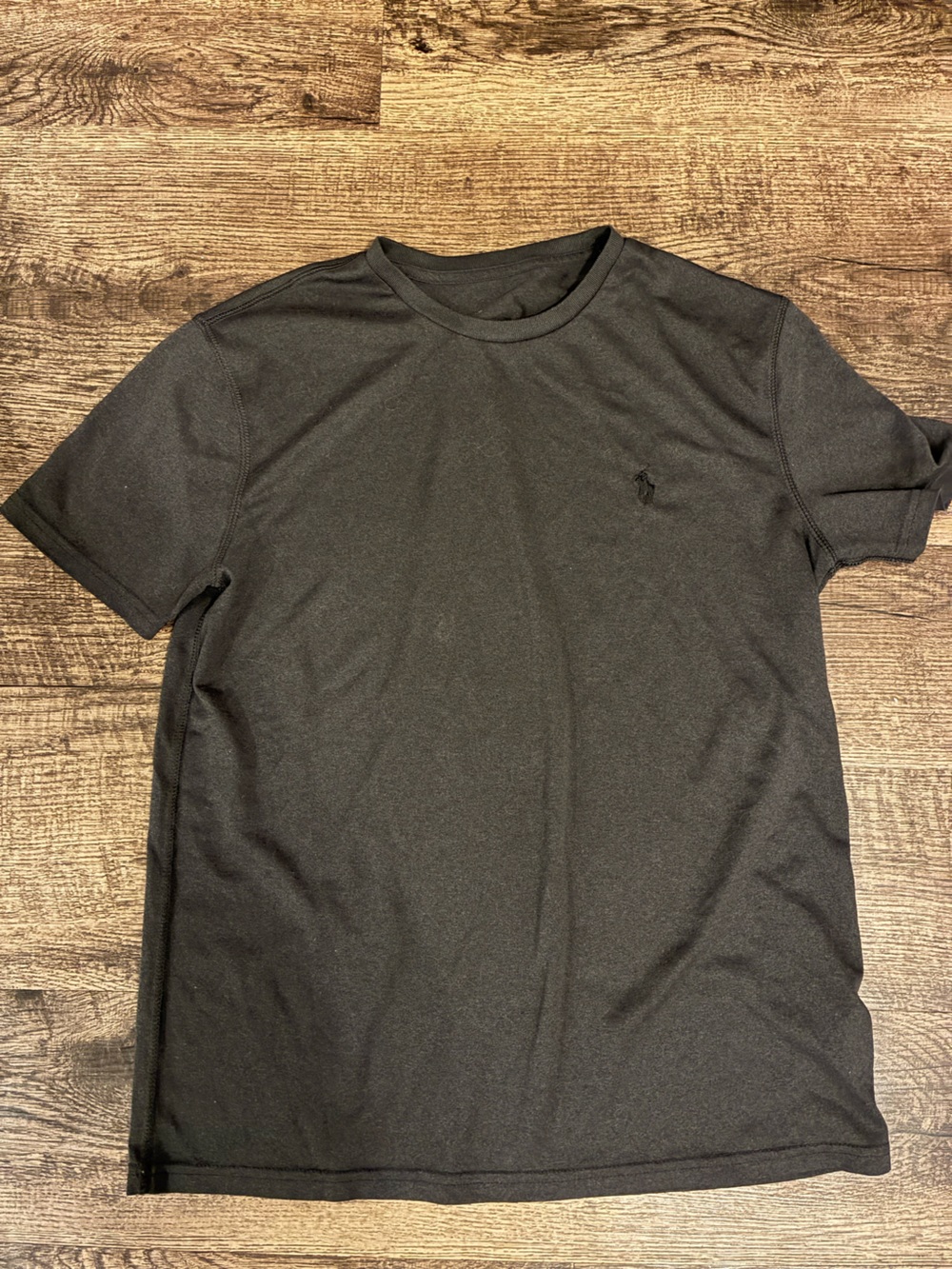 Men's Black Crew Neck Ralph Lauren Polo T-Shirt